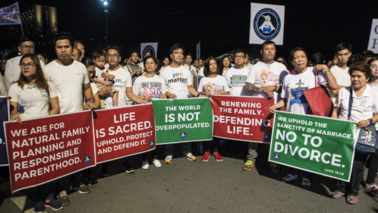 Philippine Catholics protest bill to legalise divorce
