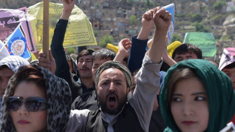 Kabul locked down as minority Hazaras protest over power line