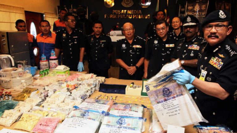 Three raids in a day lead to seizure of drugs worth RM1.5m