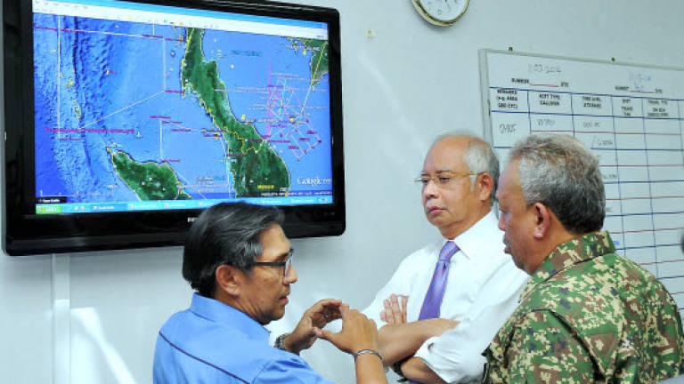 PM: All-out search efforts for missing MH370 flight