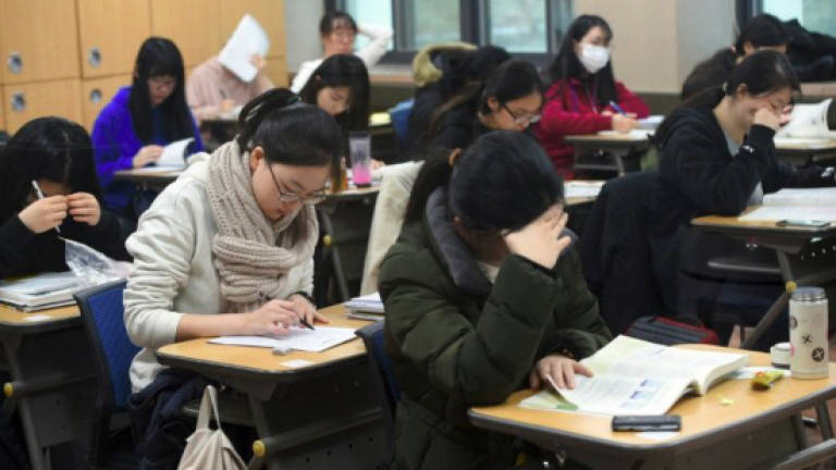 South Korea quiet for quake-delayed college entrance exam