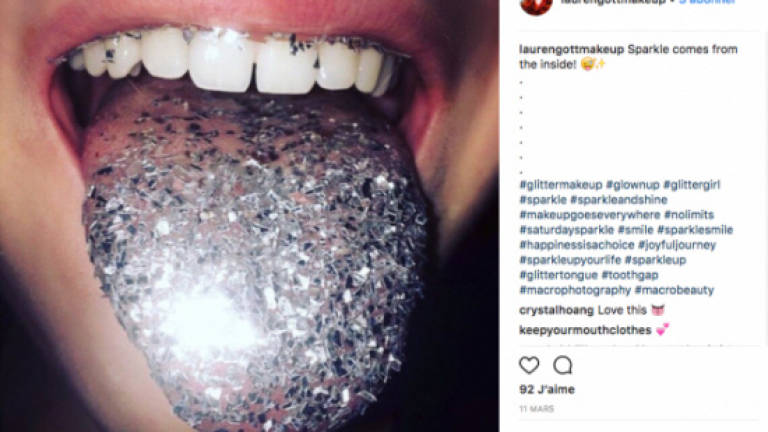 Glitter tongues and other unexpected beauty trends from this summer