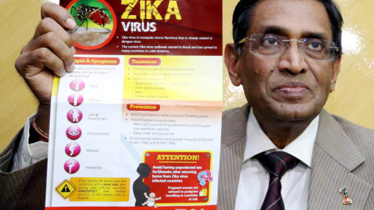 Zika viral infection diseases under control: Dr Subramaniam