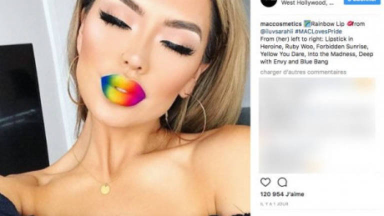 Rainbow-bright beauty for Pride festivities goes viral