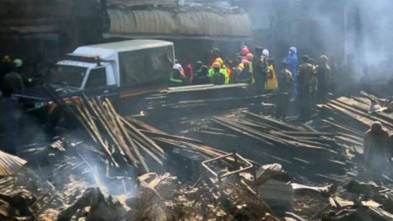 Market fire kills 15 in Kenya capital