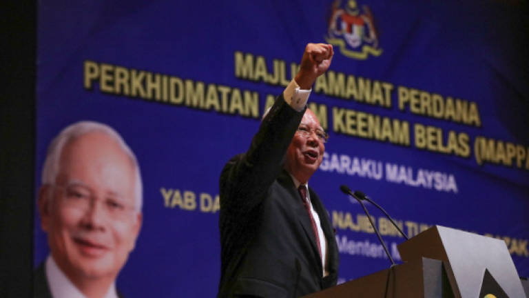 Malay tsunami unlikely in GE14: Najib