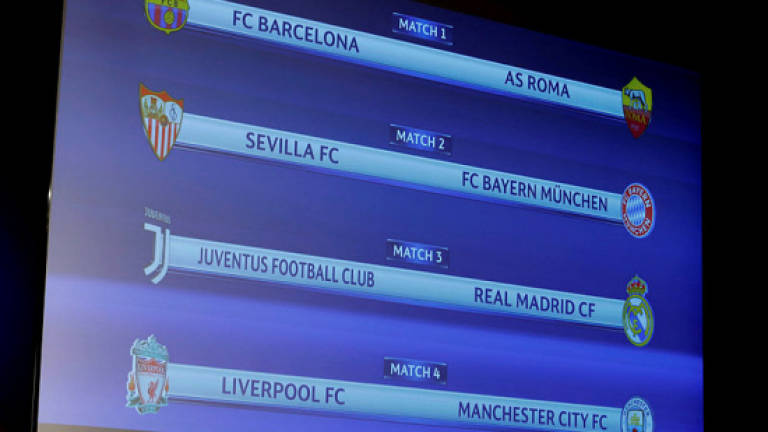 Liverpool draw Man City in Champions League quarter-finals (UPDATED)