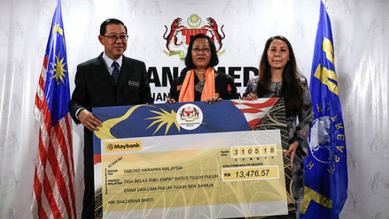 RM7m collected through Tabung Harapan on day one (Updated)