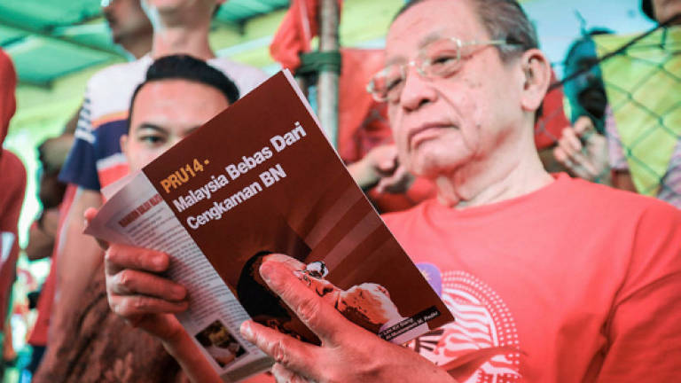 Kit Siang wants rival supporters to 'Set Malaysia Free'