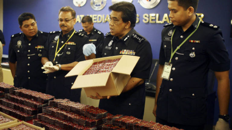 Police seize 600,000 Erimin 5 pills worth RM9m