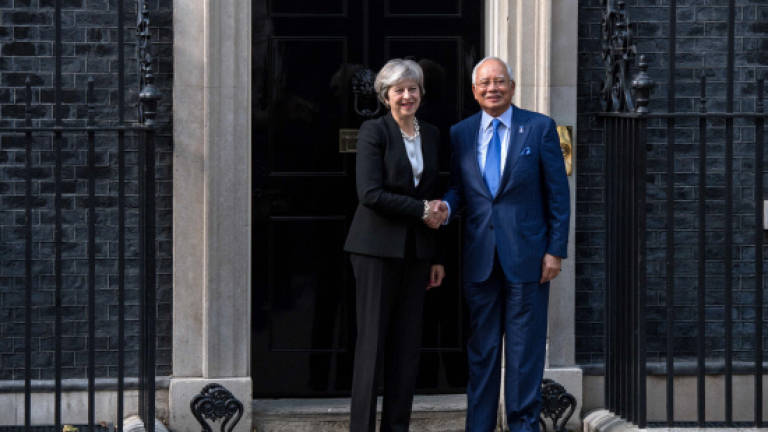 Theresa May and Najib reaffirm strong UK-Malaysia ties