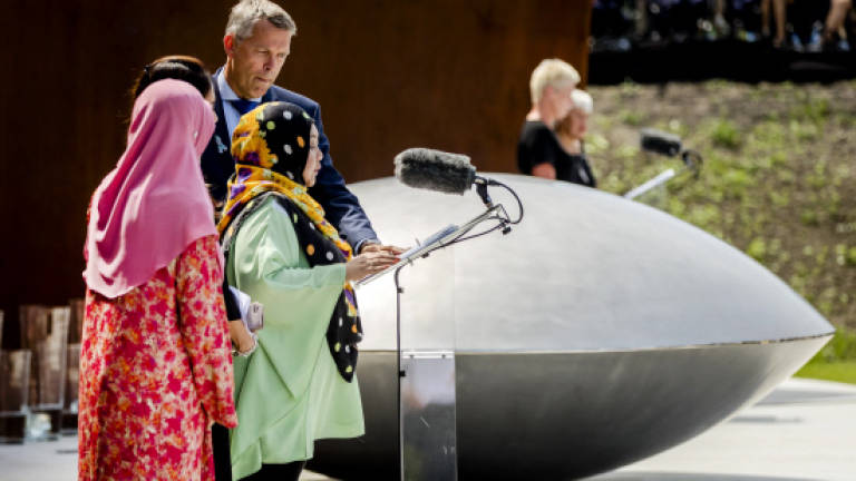 On third MH17 anniversary, families unveil 'living memorial'
