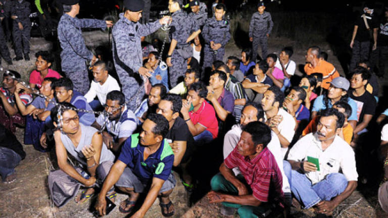 54 illegal immigrants detained in 'Op Mega'