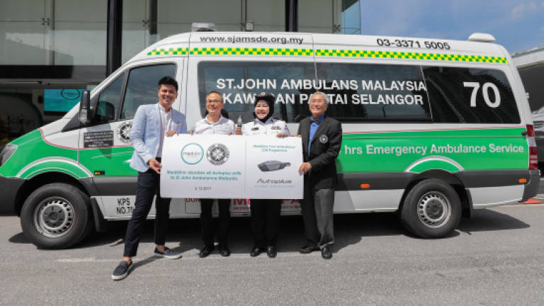 St John's ambulances equipped with new air steriliser technology