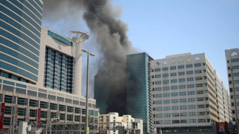Major fire hits UAE multi-storey building