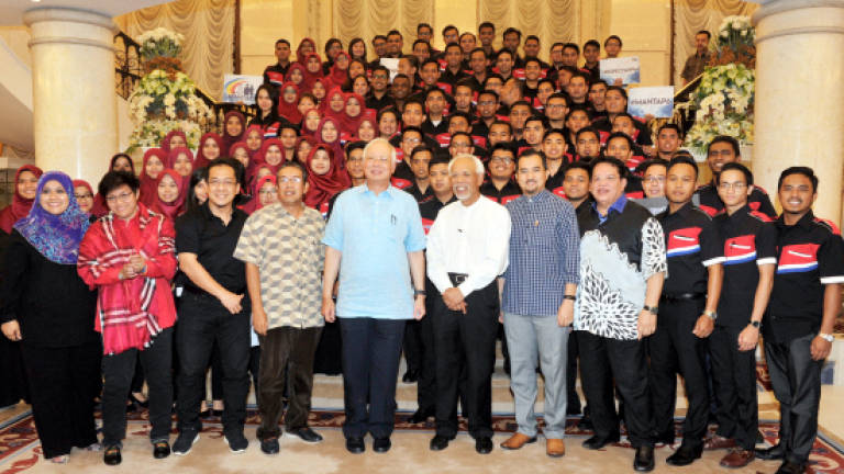 Najib receives visit by Mantap participants