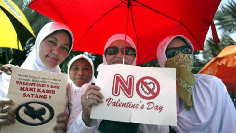 Goodbye to romance: Indonesian cities ban Valentine's Day