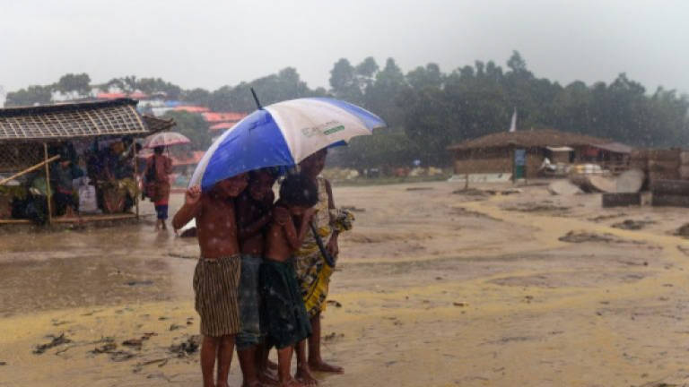 Landslides kill five near Rohingya camps in Bangladesh
