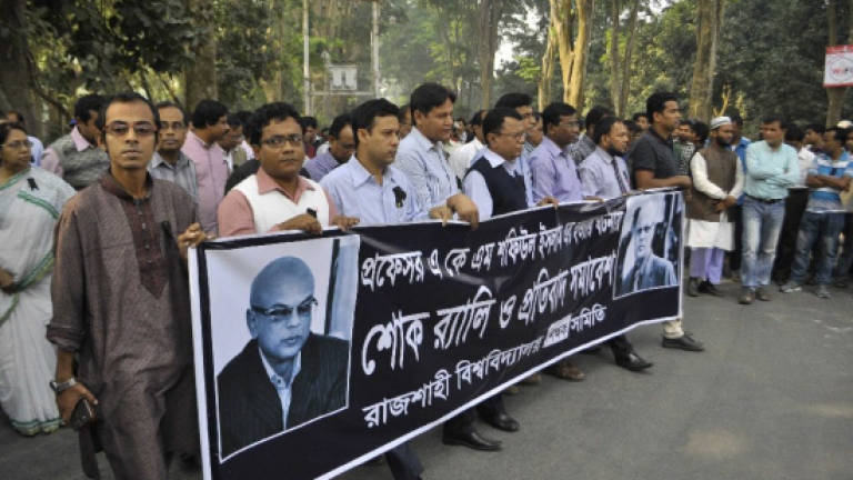 Bangladesh police arrest student over professor's murder