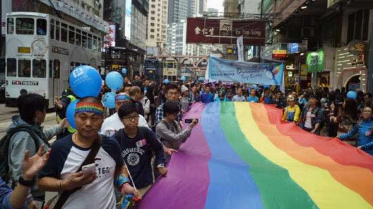 Hong Kong's LGBT community marches for equality