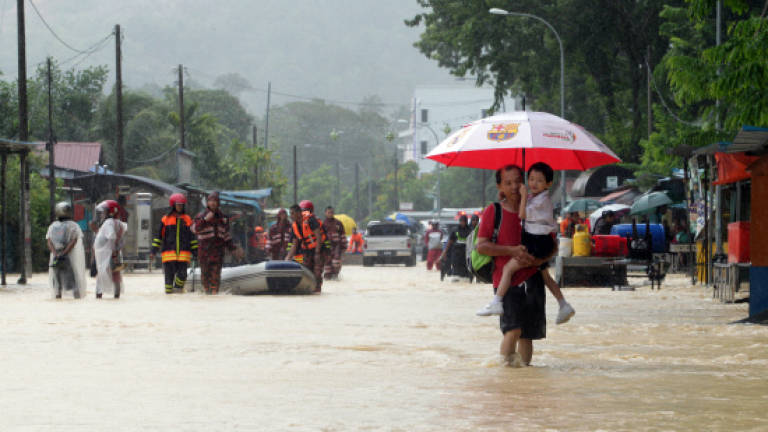 Penang flash flood forces 1,200 to evacuate