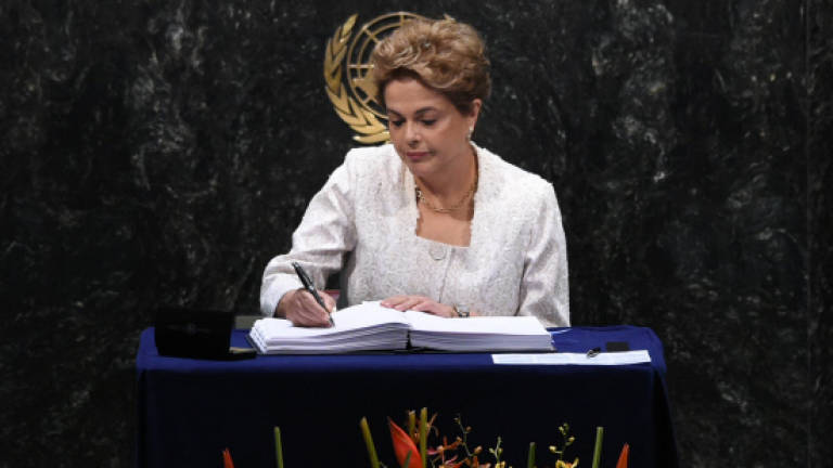 Brazil's people will 'prevent setbacks' to democracy, says Rousseff at UN