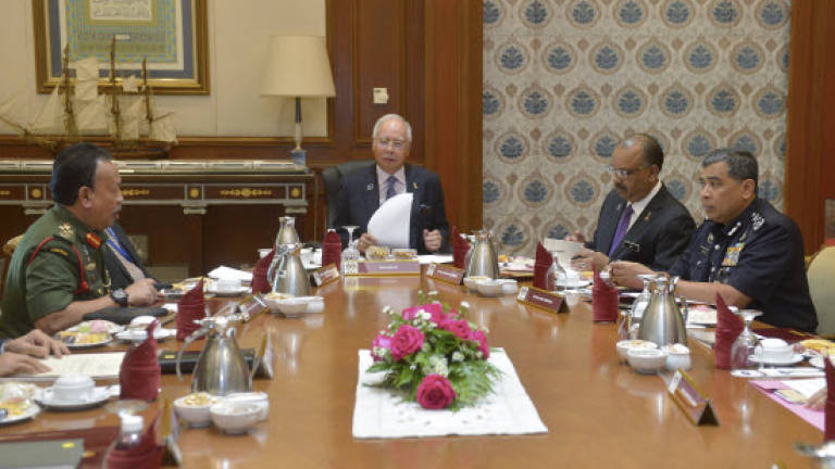 Najib chairs National Security Council meeting
