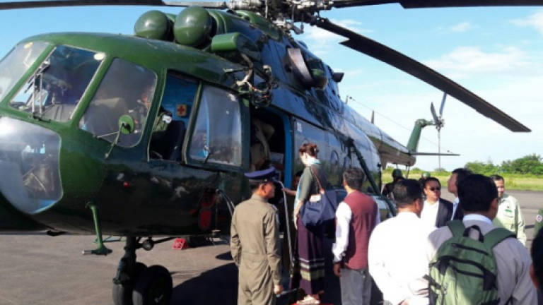 Envoys taken to Myanmar's strife-hit Rakhine