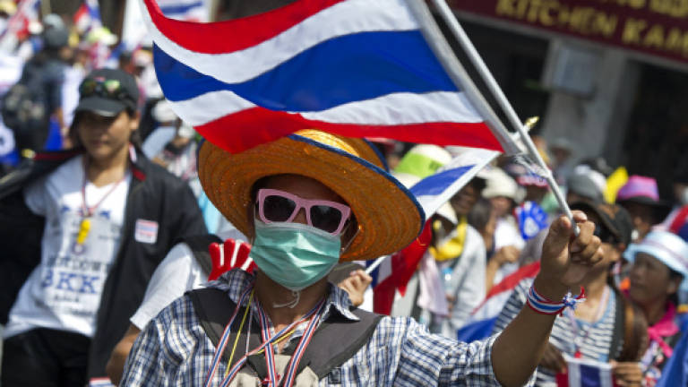 Thai protesters rally against PM ahead of Senate vote