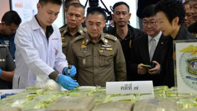 Massive crystal meth seizure on Thai border