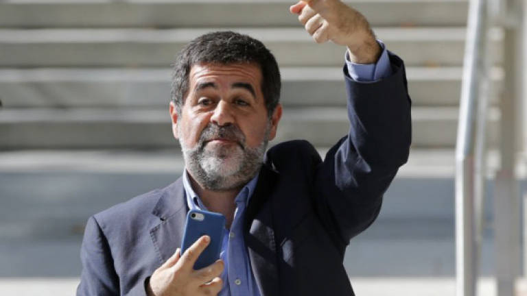 Jailed Catalan separatist Sanchez drops leadership bid