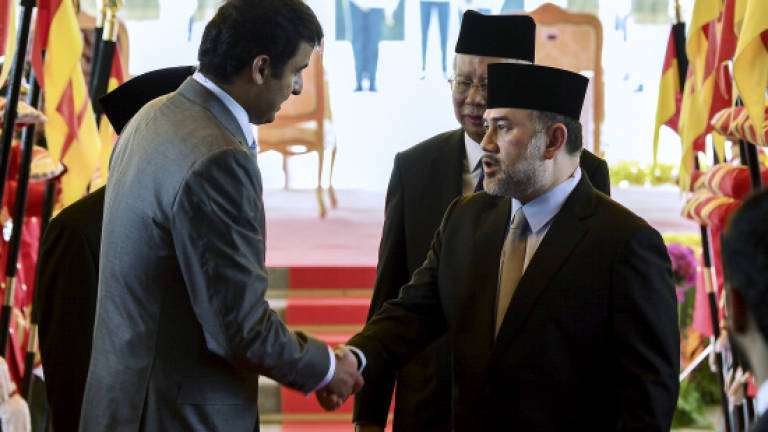 Emir of Qatar, Najib holds talks in Putrajaya