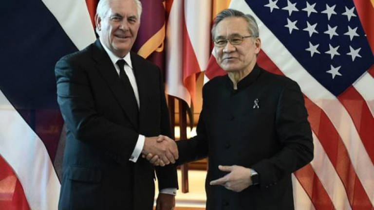 Tillerson in Thailand to press junta on North Korea ties