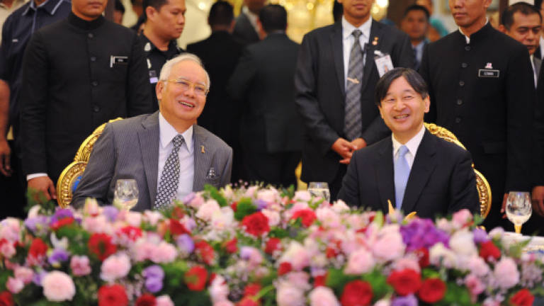 Najib hosts luncheon for Crown Prince Naruhito