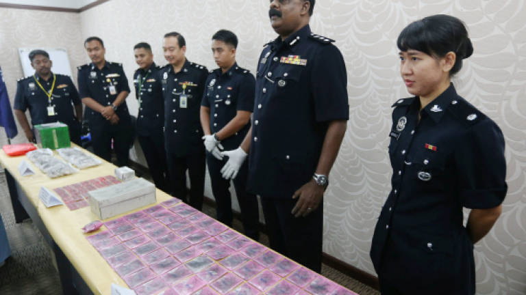 Police nab three, seize drugs worth over RM100,000