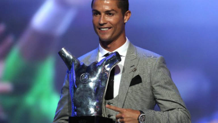 Ronaldo named UEFA player of season for 2016-2017