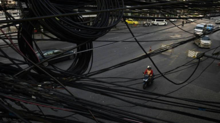 Knot a problem: Thai capital tackles street cables