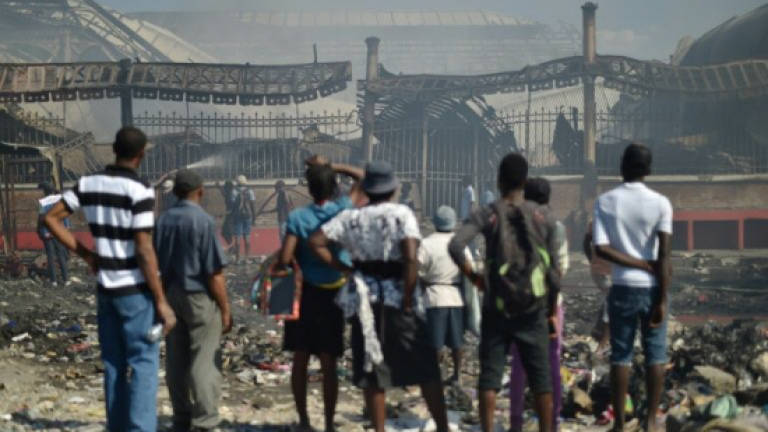 Haiti merchants fear for livelihood after market blaze