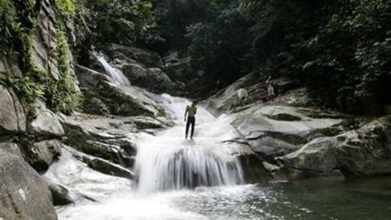 Pak Lah waterfall now in a sad state