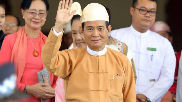 Myanmar president pledges to amend army-scripted constitution