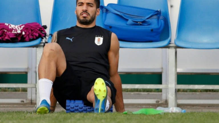 Suarez fired up as Uruguay prepare for showdown with Ronaldo's Portugal