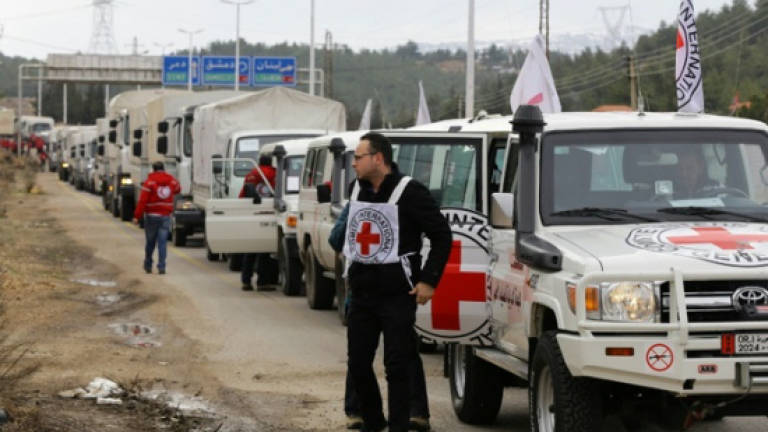 Relief groups launch largest Syria aid delivery yet: Red Cross