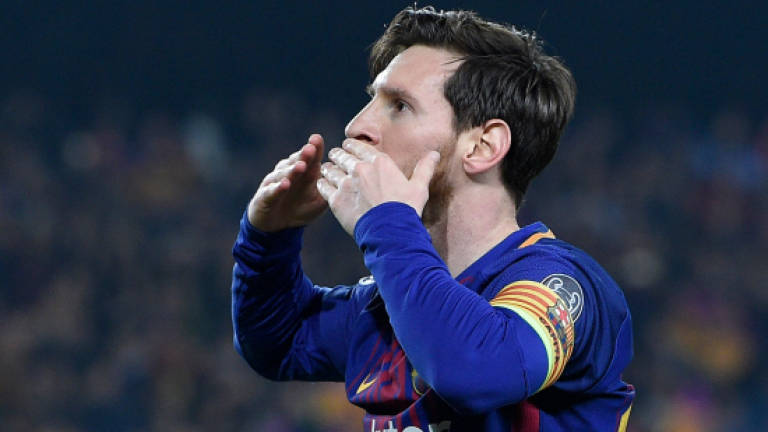 Messi hits Champions League century in emphatic Barca win over Chelsea Messi hits Champions League century in emphatic Barca win over Chelsea