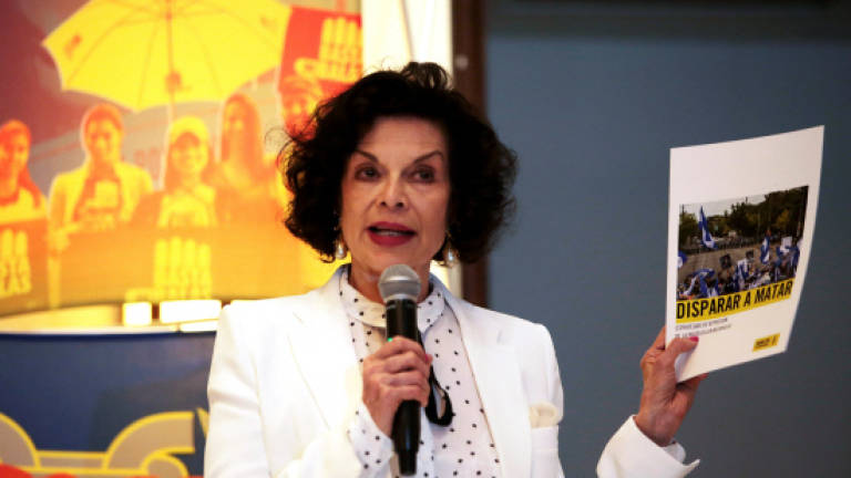 Bianca Jagger says Ortega waging 'dirty war' in Nicaragua Bianca Jagger says Ortega waging 'dirty war' in Nicaragua