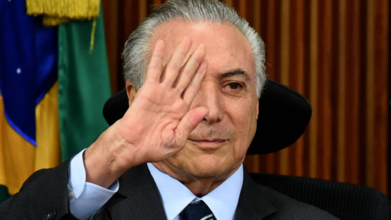 Brazil's Temer involved in Petrobras graft: witness