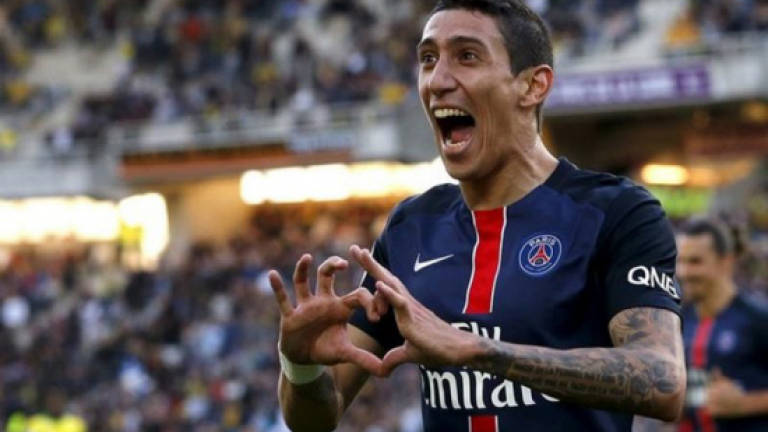 Di Maria fuels PSG as Marseille hit nine in French Cup