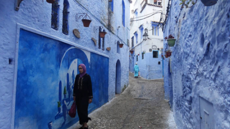 In Morocco, a blue tourist town is turning green