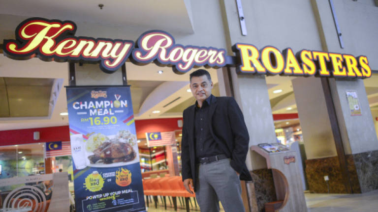 BFood expects Kenny Rogers Roasters chain in Malaysia to be profitable in FY18