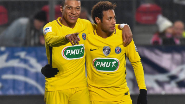 Neymar, PSG run riot in French Cup