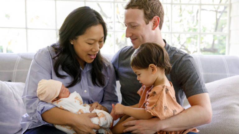 Mark Zuckerberg welcomes second daughter August